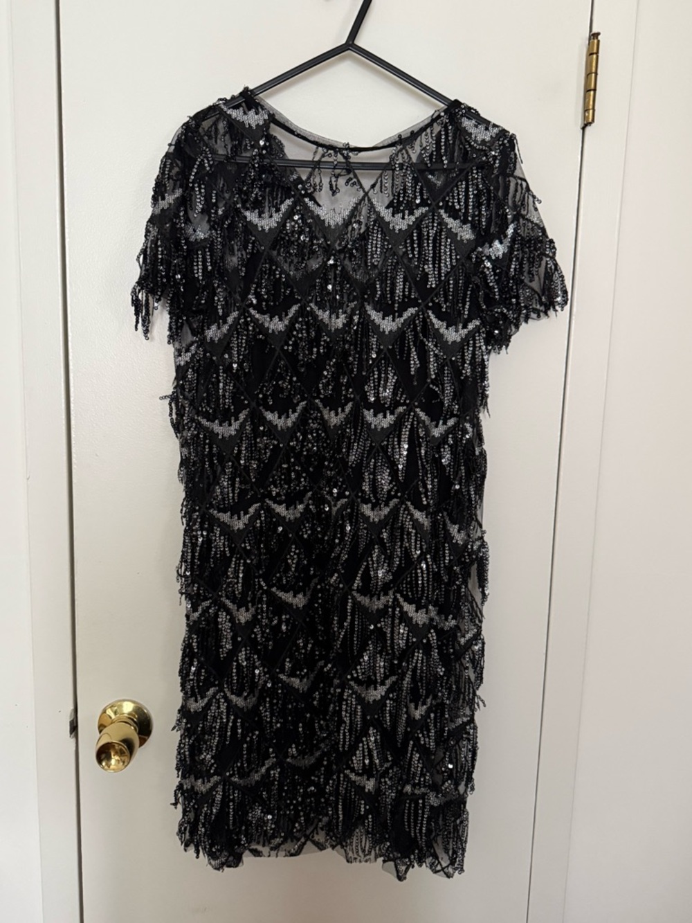 Zara Sequin Fringe Party Dress - S